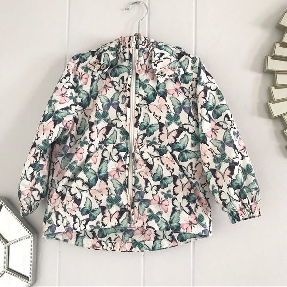 H&M Other - H&M Butterfly Windbreaker Jacket 2-3T